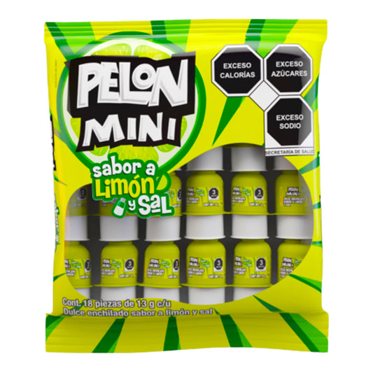 Mini Pelon Limon y Sal 18 Piezas